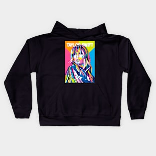 Taylor Swift Color Pop Kids Hoodie